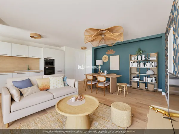 Appartement Gradignan 2 pièce(s) 46.27 m2