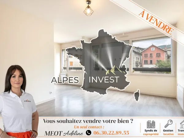 SPACIEUX T4 AVEC BALCONS ET CAVE - LA ROCHETTE !