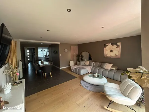Maison rénovée et lumineuse - 128 m² Loi Carrez - Jardin & terrasse plein Sud/Ouest