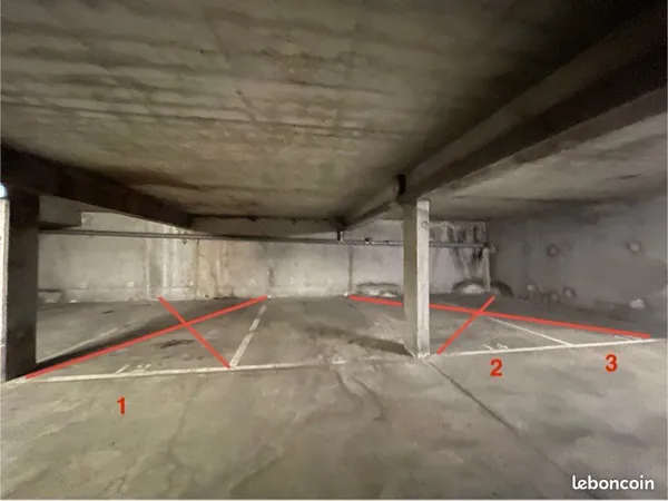 RARE Lot 5 places de parking sécurisées en sous-sol à Grenoble