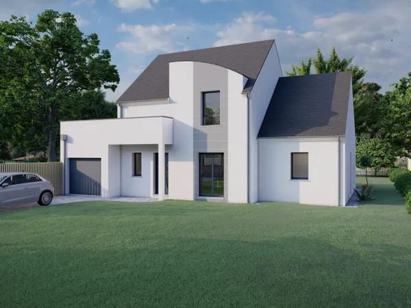 Terrain + maison 124 m²