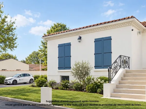 Clavette - Maison de 300 m² à rénover, sous-sol et terrain de 651 m²