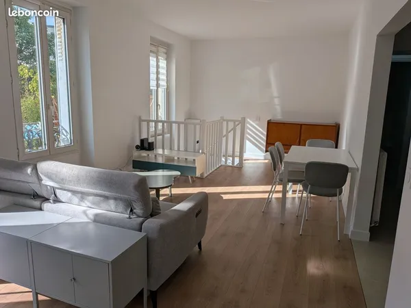 Appartement lumineux 3 pièces 60m2