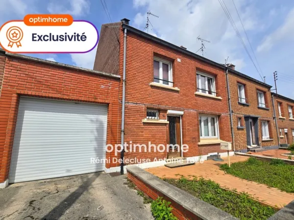 Exclusivité - Idéal investisseur - Maison GMF avec garage & jardin clos sur 260m² - Caudry 59540