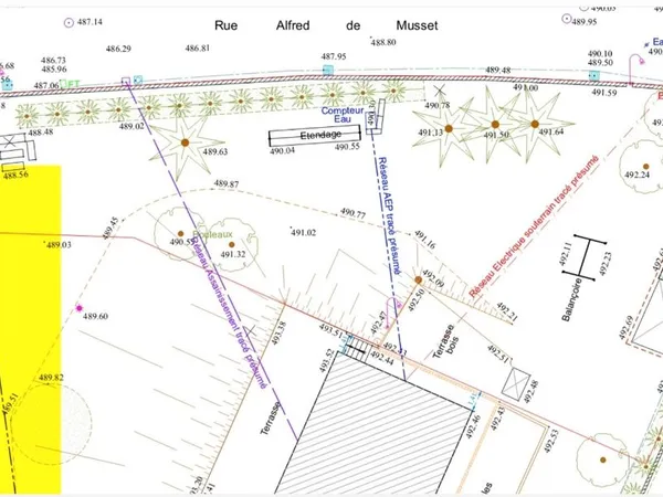 Terrain constructible dans secteur calme