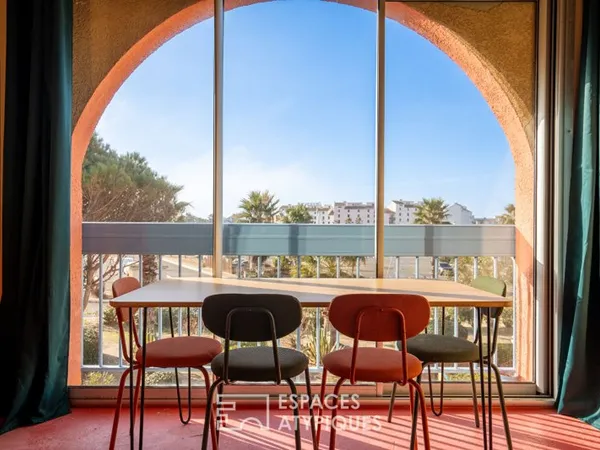 Appartement T2 avec mezzanine et terrasse au Barcarès