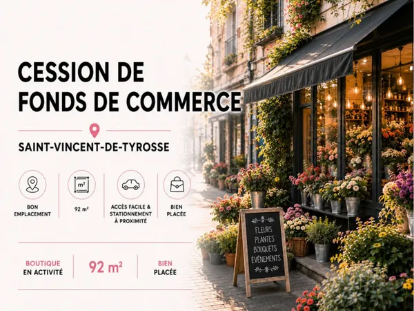 Fonds de commerce 92 m²