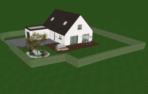 Terrain + maison 138 m²