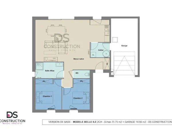 Maison neuve 4 pièces 76 m²