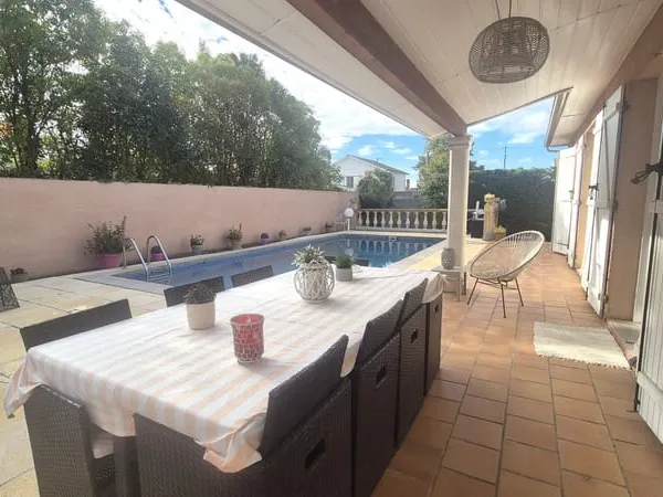 Portet sur Garonne Villa T4 avec piscine sur 600 m2 de jardi