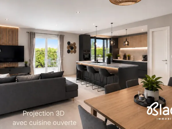 Maison 5 chambres avec piscine à vendre à Jonage