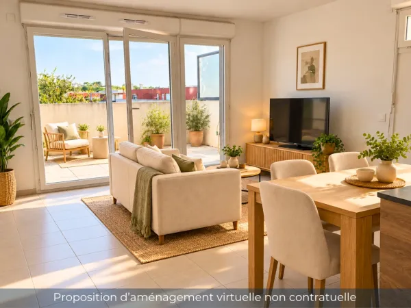 Appartement 3 pièces 59 m²