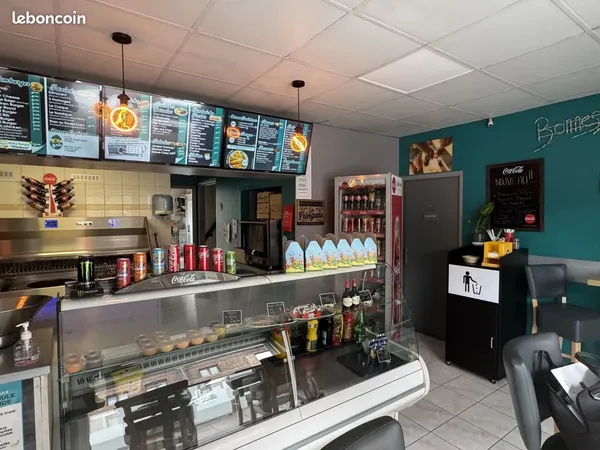 Fonds de commerce, restaurant 48 m² Villeneuve-d'Ascq