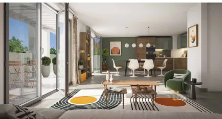 Studio 1 pièce 32 m²