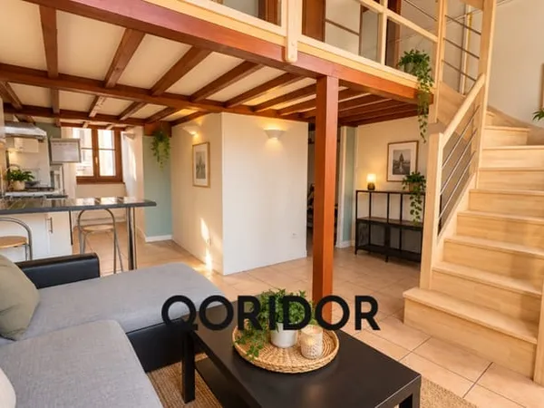 Lyon 7 - T3 avec mezzanine, 55 m² au sol, proche Saxe-Gambett