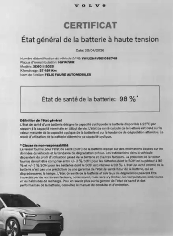 Volvo Xc60 t6 awd hybride rechargeable 253 ch+145 ch geartronic 8 — photo 28
