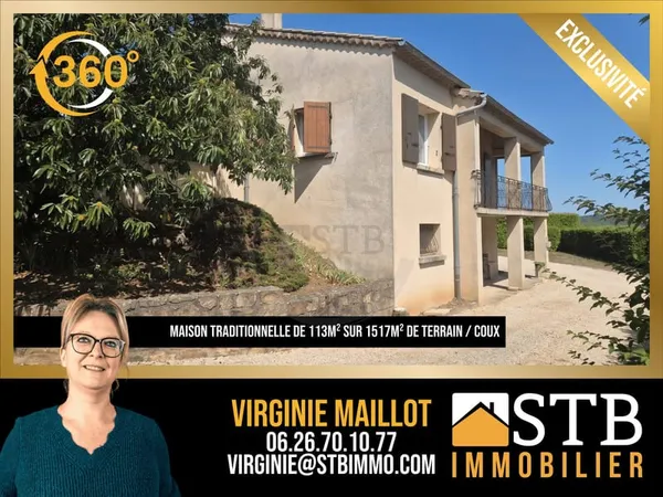 Maison traditionnelle au charme authentique et calme absolu
