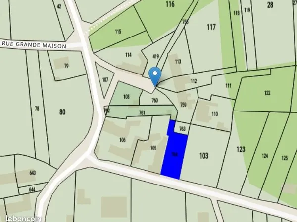 Terrain en zone agricole
