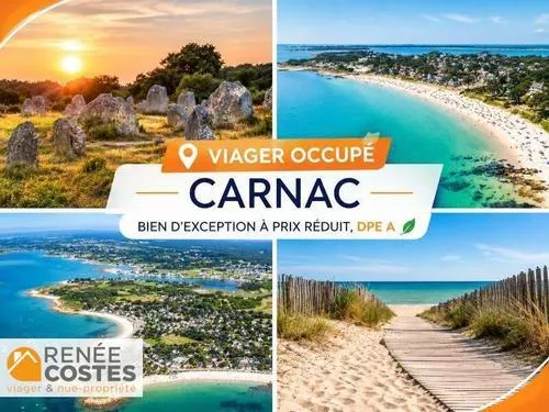 Viager occupé - F79-H81 ans - CARNAC (56340)