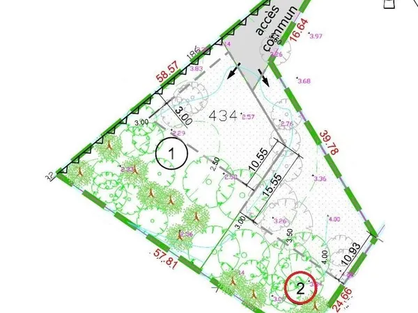 Terrain 825 m² SAINT JEAN DE MONTS