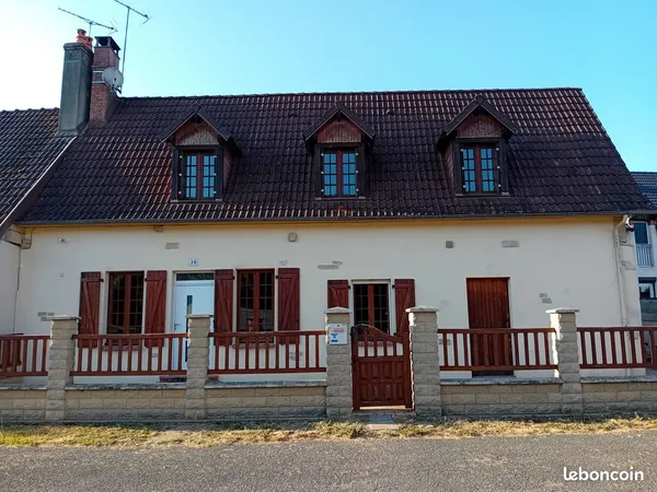 Maison avec terrain et garage