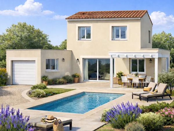 Terrain + maison 80 m²