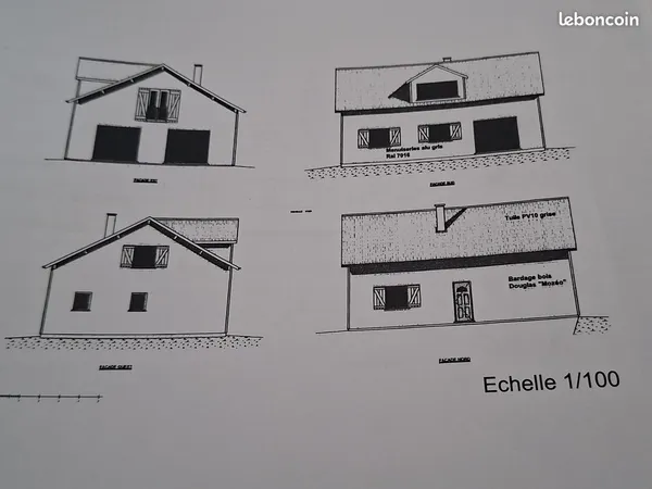 Terrain avec permis construire