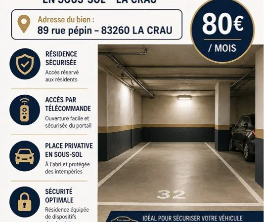 Location place de parking