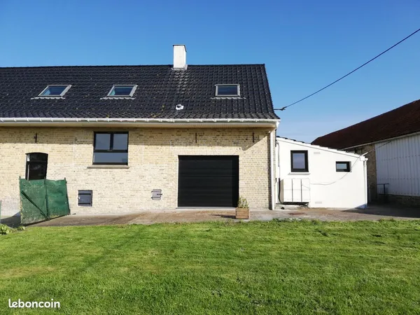 Superbe maison avec jardin à la campagne près de Dunkerque