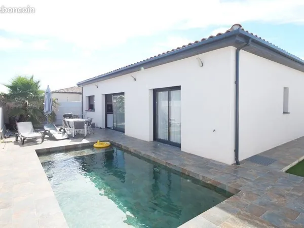 Villa Plain Pied, 120 m² avec piscine, Béziers