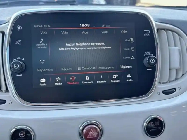 Fiat 500 1.2 8v 69ch lounge dualogic — photo 14