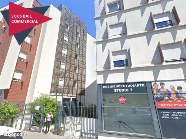 Studio 1 pièce 19 m²