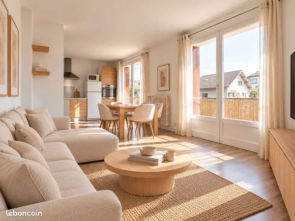 Appartement 3 pièces 63 m²