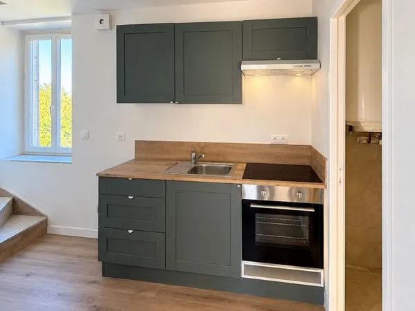 Grand T3 en duplex entièrement rénové - Cuisine équipée, bureau et accès jardin