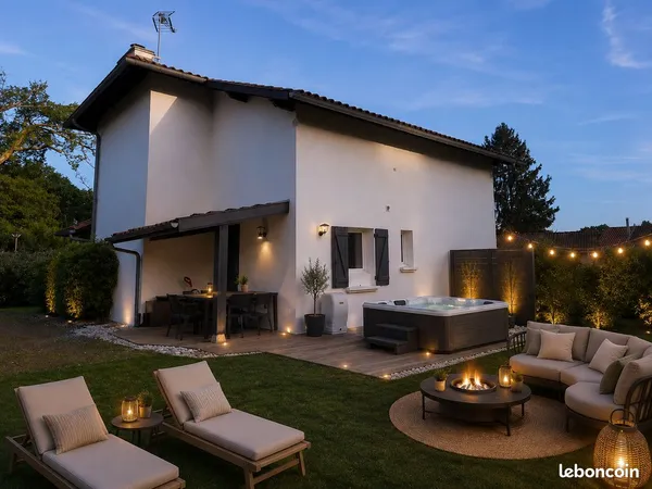 Maison T5 basco-landaise rénovée entièrement
