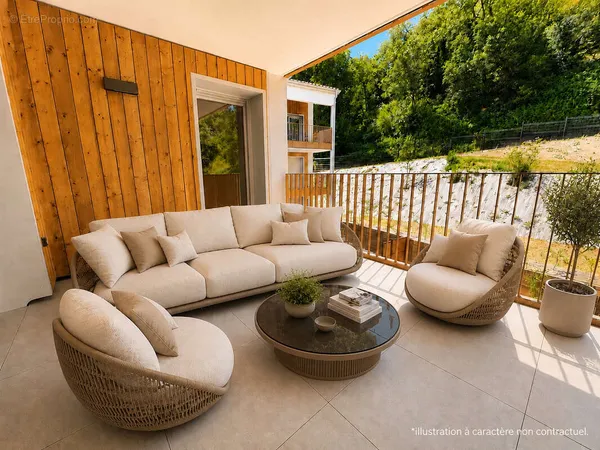 Appartement T3 avec spacieuse loggia exposé Sud/Ouest