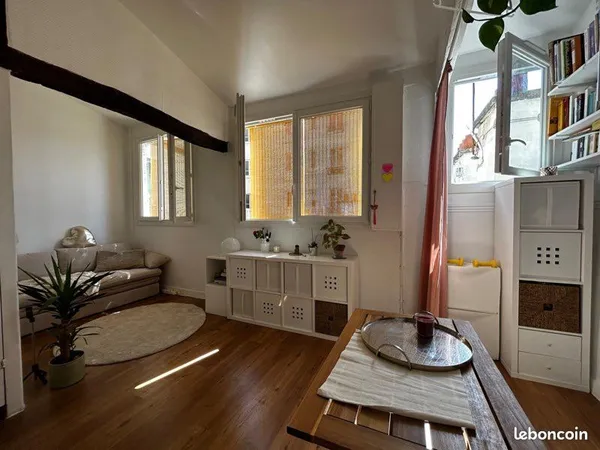 Studio atypique - Mezzanine & Cheminée