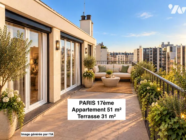 Appartement 2 pièces 51 m²