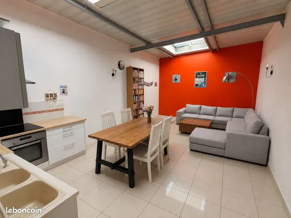 Loft 93m² avec terrasse sur le toit