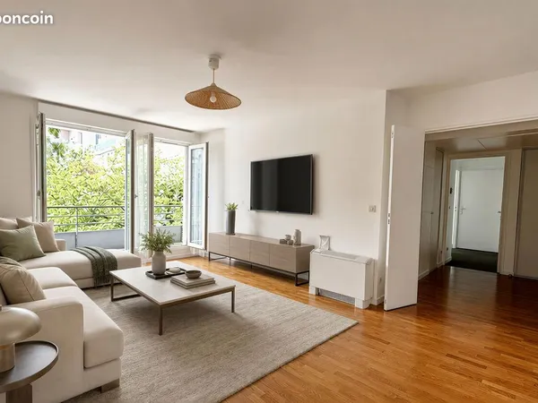 Clichy - proche Seine - jardin Théodore Monod - appartement 63 m² carrez + balcon 7,5 m² - 3ème étag