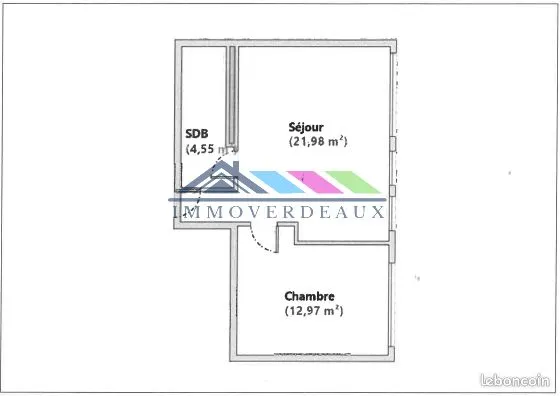 Appartement 2 pièces 39 m²
