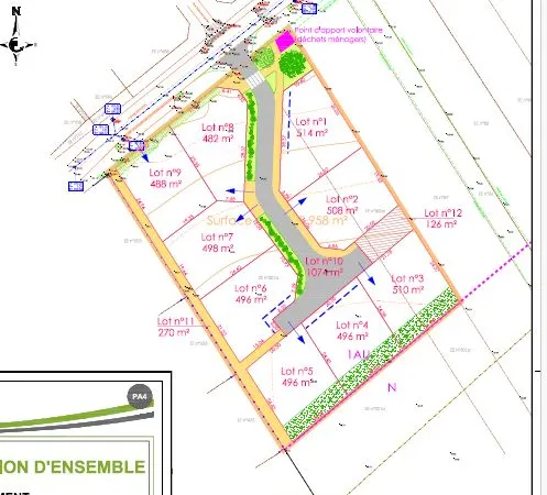 Terrains constructibles et viabilisés avenue de la Gare Saint Lyé 10180 disponibles de suite
