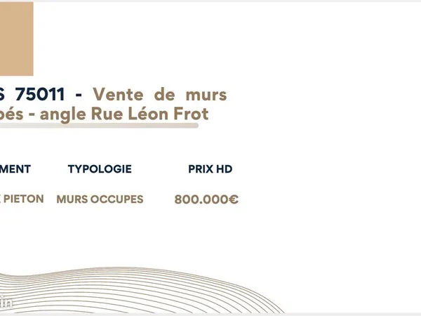 Boutique 57 m² PARIS