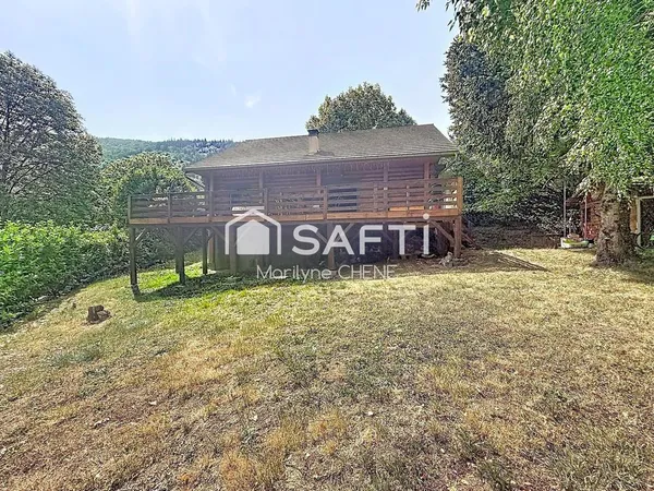 Chalet de 98m² sur une belle parcelle de 1180m²