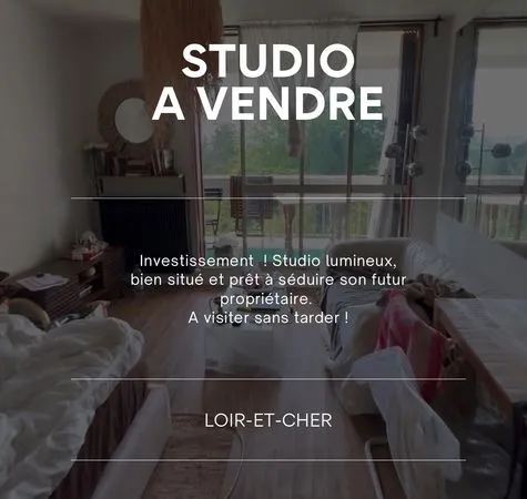 Superbe affaire T1 vendu meublé et équipé bien agencé bien situé 1 Pièce · 24 m² · Montrichard