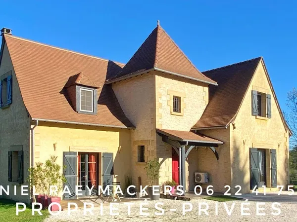 Saint-Rémy 24700 Maison Périgourdine De 170 M² 3 Chambres Terrain 5 000 M² Garage Vue Dégagée Dpe B