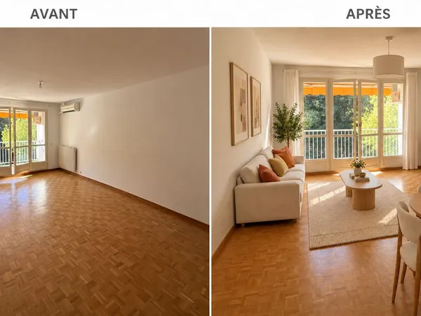 Vente appartement T4 de 88 m² avec terrasse, loggia et cave - Marseille 8e, résidence Les Aloades