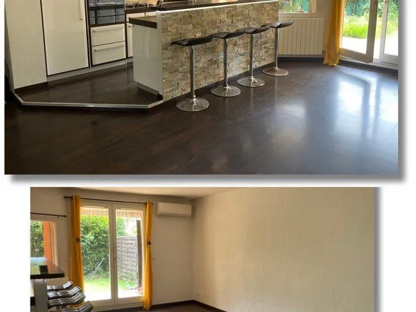 Beau 3 pièces de 61 m² avec jardin privatif de 50 m² - Calme avec garage