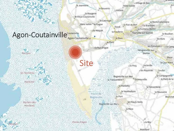Terrain 470 m² Agon-Coutainville