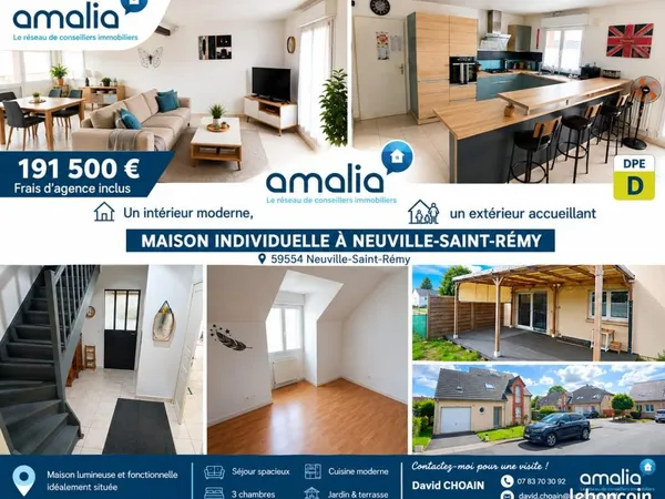 Maison 84 m² Neuville Saint Remy